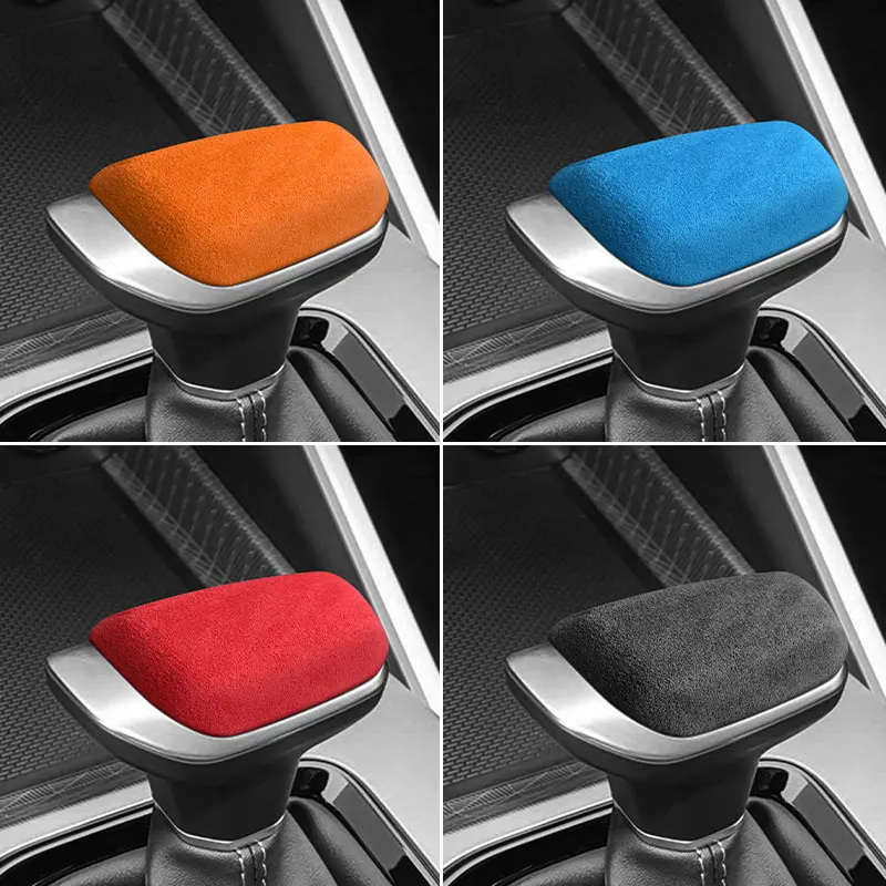 

Made of Alcantara For Geely Starray L 2021- , Emgrand, Emgrand L 2022- Car Gear Shift Knob Cover Anti-Slip Interior Accessories