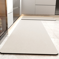 Non-slip Kitchen Mat Super Absorbent Diatomite Kitchen Carpet Long Area Rug Living Room Entrance Doormat Bathroom Foot Pad 주방매트