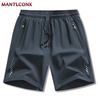 Thin Quick Dry Running Sports Shorts Men Summer New Men's Shorts Gym Fitness Joggers Bottom Black Board Short Pants Man M-4XL