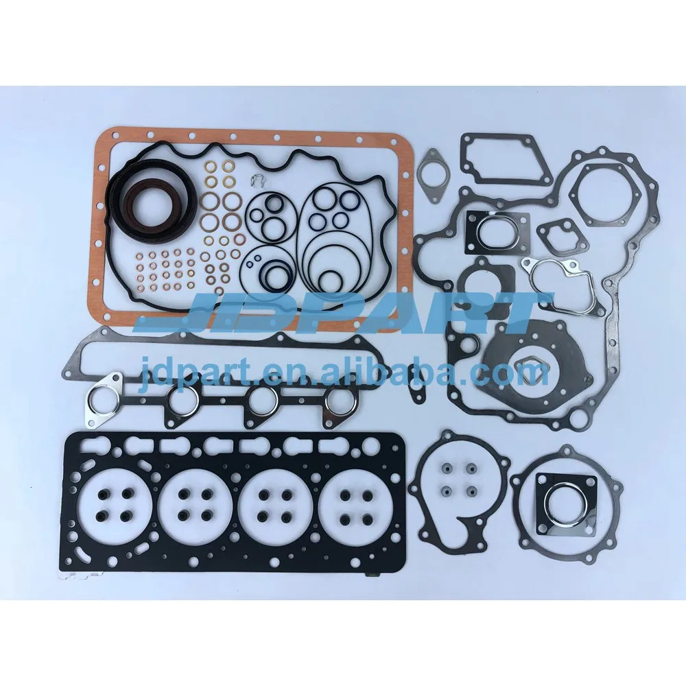 

For New Kubota V3800 V3800T Full Overhaul Gasket Kit Tractor Engine Upper Lower Set