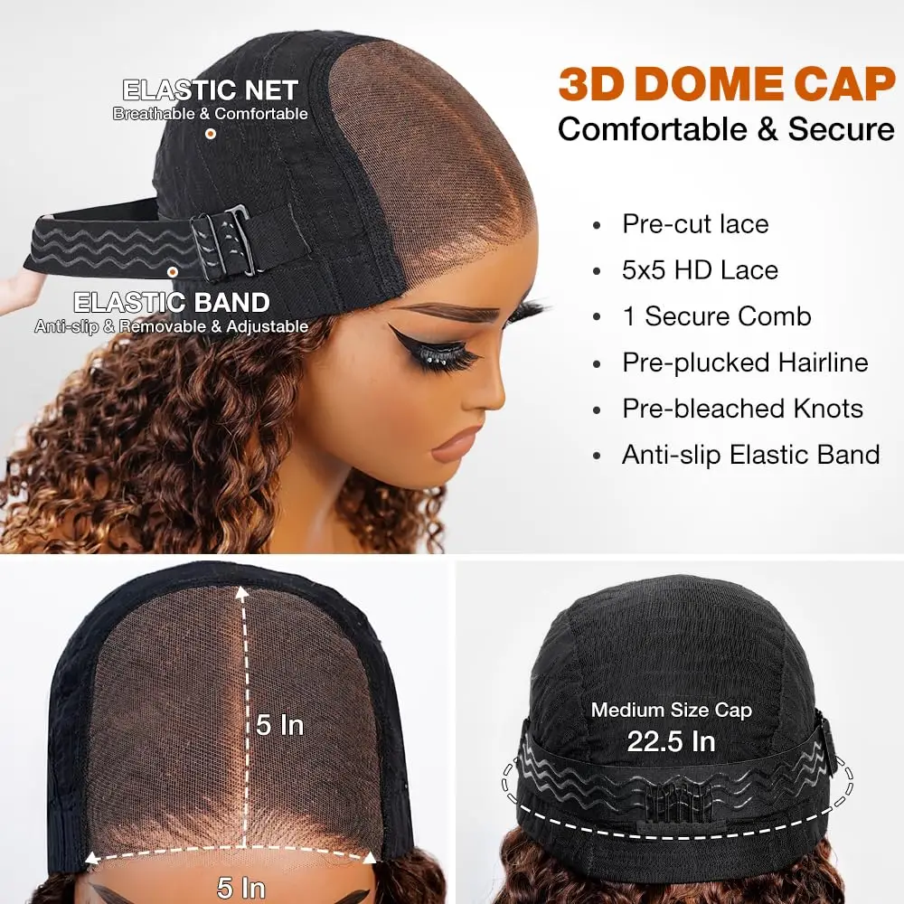 تسليط الضوء على 5x5 العسل شقراء موجة عميقة غلويليس بوب الباروكات ارتداء والذهاب مجعد الباروكات شعر الإنسان قبل قطعها قبل قطع HD الدانتيل شعر مستعار أمامي #6