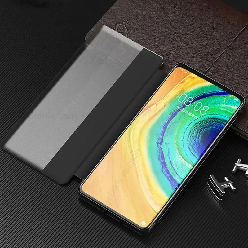 Fundas For Xiaomi 15 Pro 14 Ultra View Windows Leather Phone Clear Case For Mi 14 Pro 11 12S 13 Ultra Full Protective Flip Cover