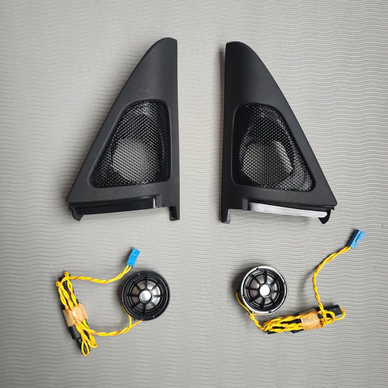 Car Left Right Side Door Tweeter Cover For BMW 3 Series E92 2005-2012 Car Door Speaker Hifi System Upgrade Set Speakers Update