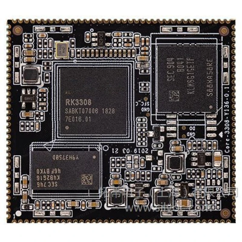 For RK3308BY IoT Quad-core 64-bit Core Board MCU Automatic Speech Recognition Main Board