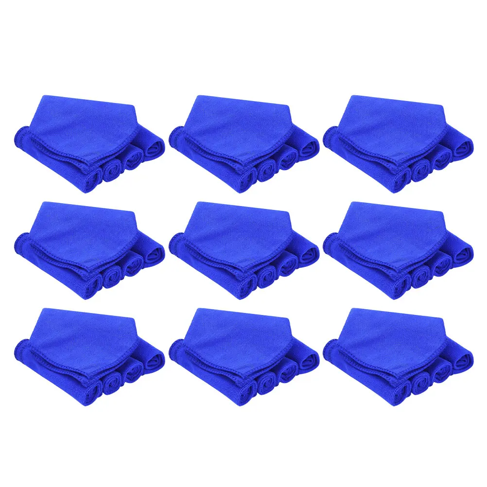 

50pcs Wash Towels Microfiber Cleaning Cloths Drying Wax Detailing Scratch Free Microfiber Cleaning Towel Absorbent House Tools