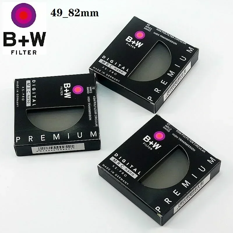 B + W CPL 필터 나노 디지털 XS-PRO MRC CIR-PL 편광, 니콘 카메라 소니 캐논 필터용