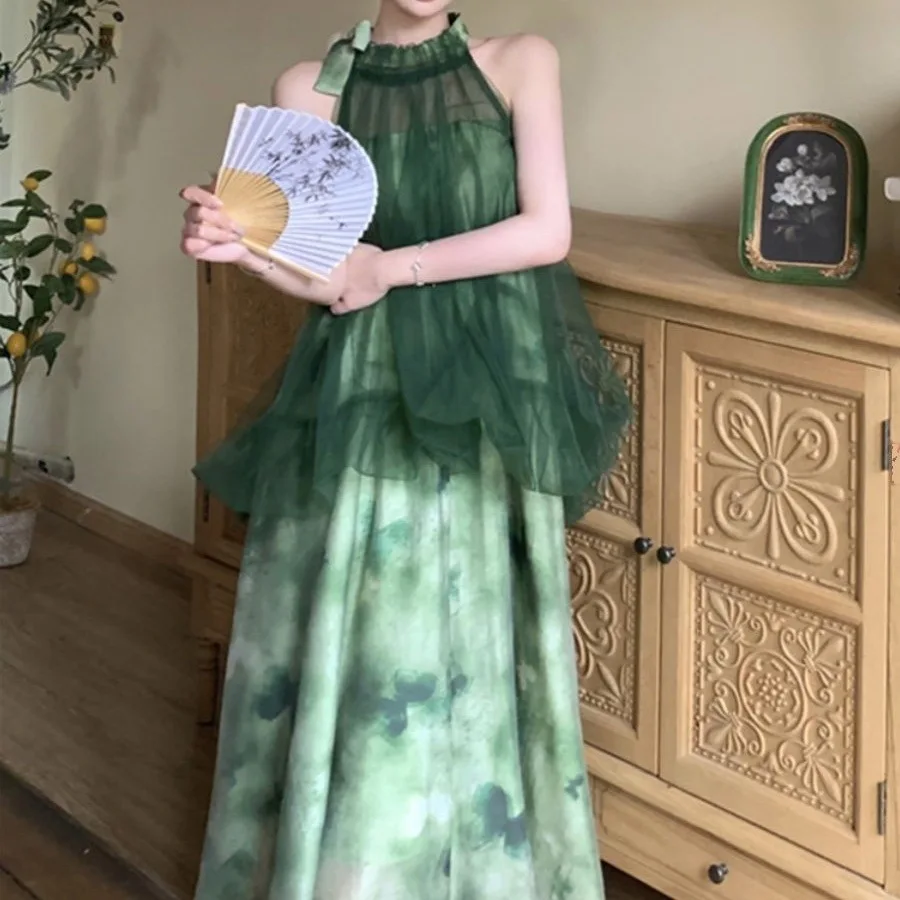 Vestidos femininos exclusivos outono inverno manga comprida chiffon plissado faixas folho babado em camadas flutter balançando flowy elegante sexy