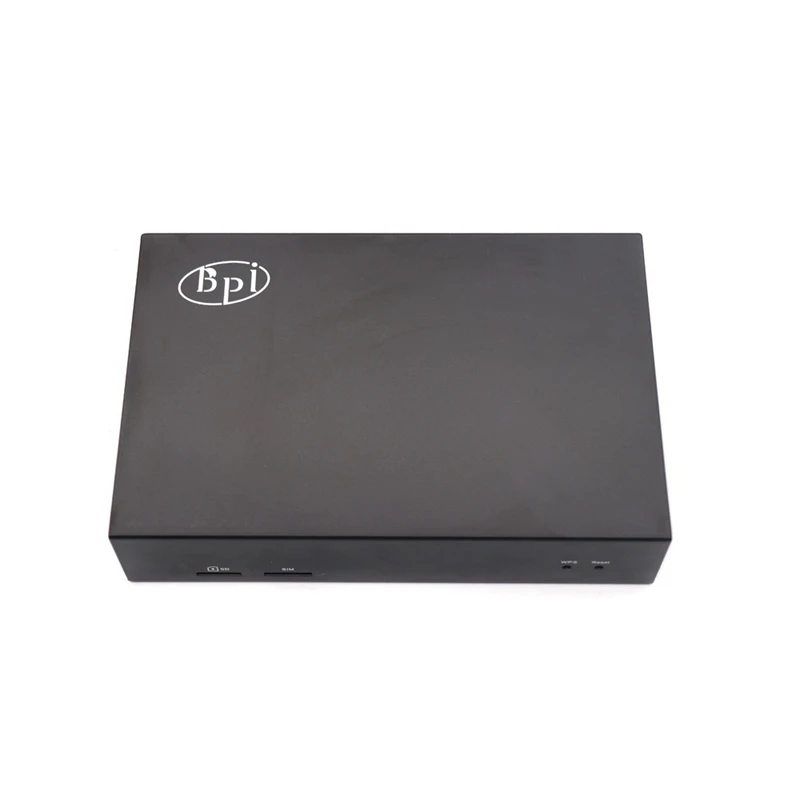 Desenvolvimento Multifuncional Board Case protetora, Black Metal Motherboard, Banana Pi R3, BPI-R3, 1 peça