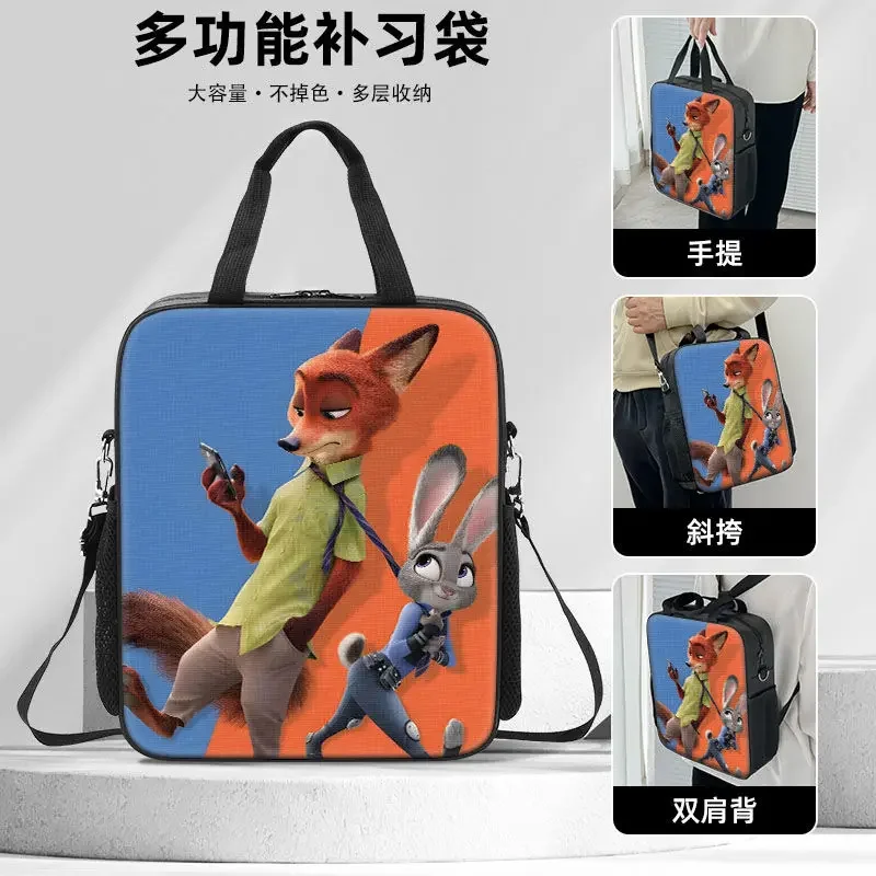 

Zootopia Judy Large Capacity Tote Bag, Cute Cartoon Personality Creative, Simple and Fashionable Make-up Bag, holiday gift