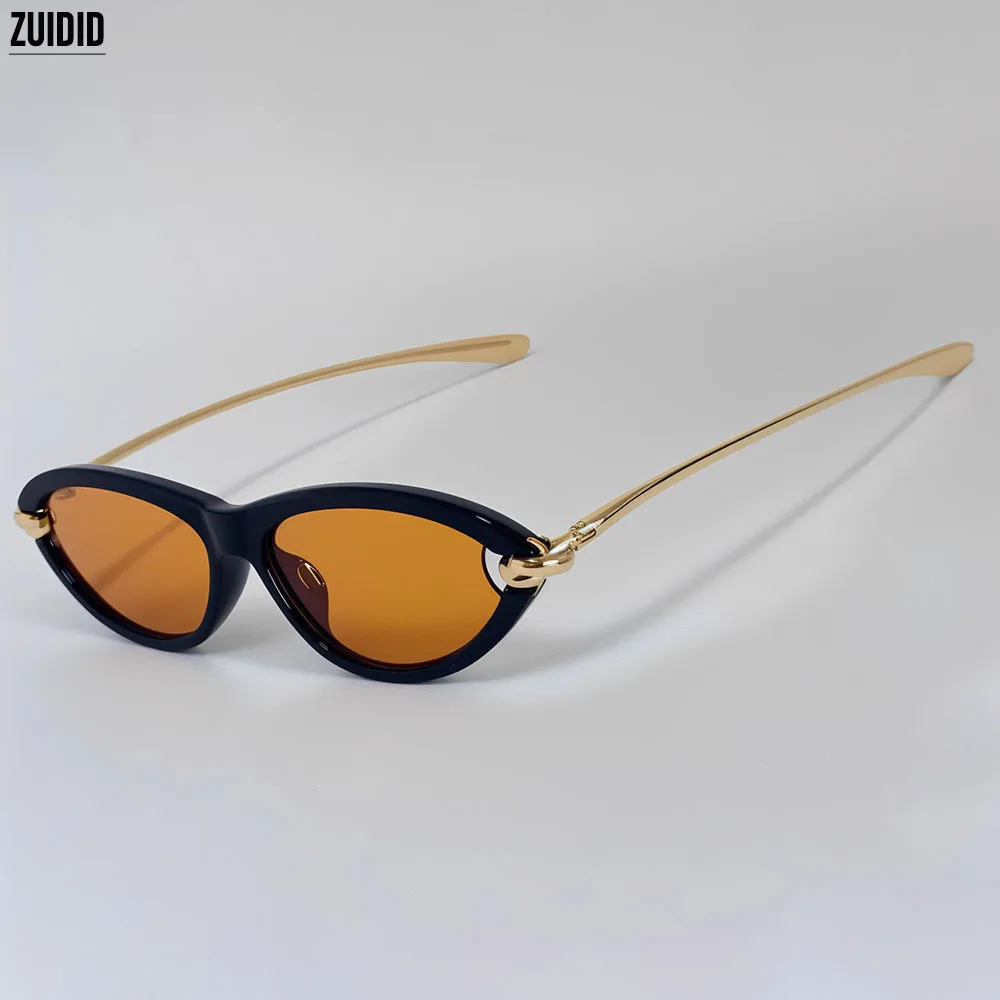 Gafas de Sol Cat Eye para Mujer, Ovaladas, de Moda, para Vacaciones en la Playa, Diseño de Marca, Lentes de Sol Retro, Lentes de Sol Mujer Luxe Femme Lunette