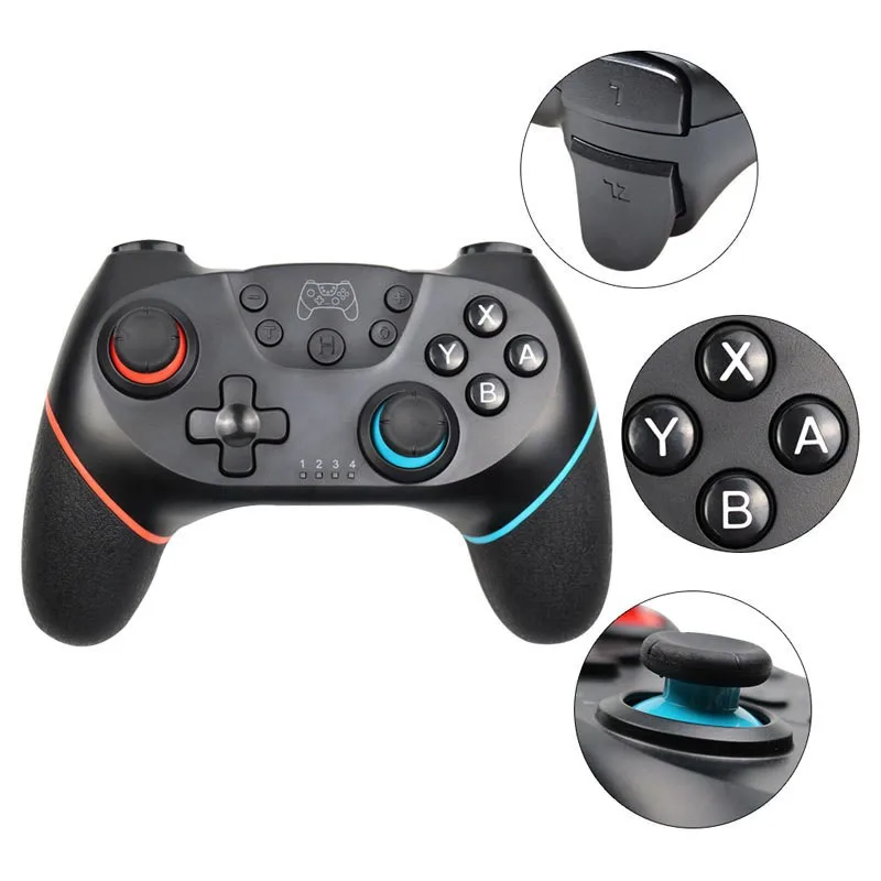 Wireless Bluetooth-Compatible Controller For NS/NS Lite/NS Oled Console Gamepad Controle For Android PC Joystick with 6-Axis