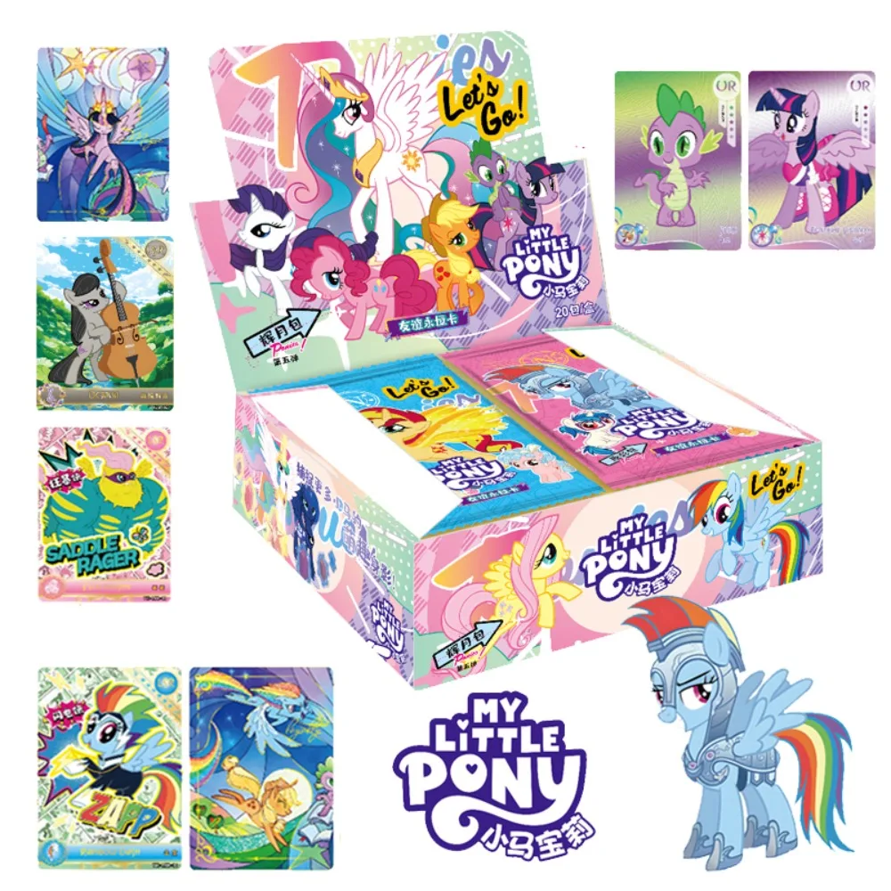 

Original My Little Pony Card For Children Cute Funny Part Applejack Rarity Genuine Rare Limited Game Collection Card Kids Gifts