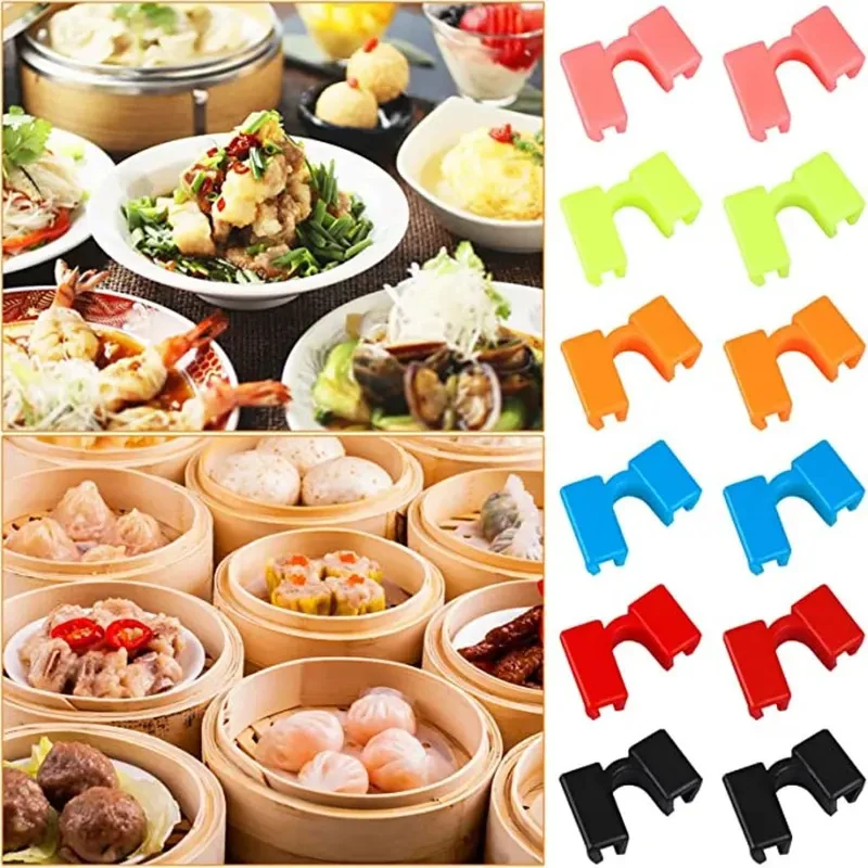 5/15Pcs Plastic Chopsticks Clip Chopsticks Aid Training Covers Chopstick Holders Chopstick Clamps Sushi Chopsticks Kitchen Tools