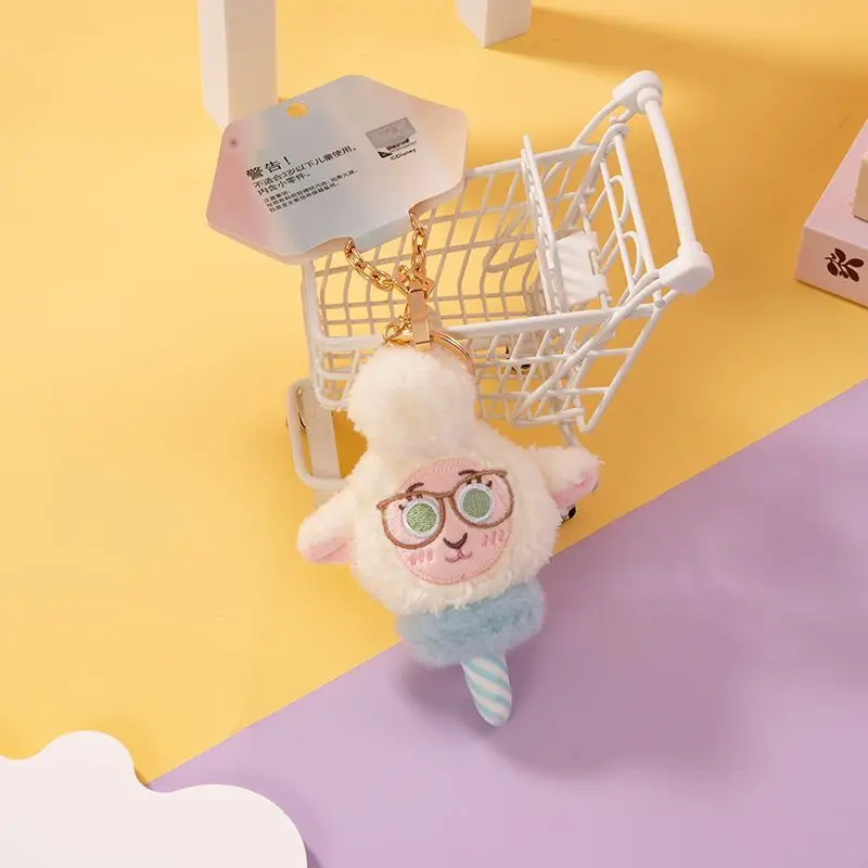 Oryginalny breloczek pluszowy Disney Zootopia Judy i Nick, breloczek pluszowy lizak, kawaii super słodki breloczek, zawieszka do torby, prezent świąteczny