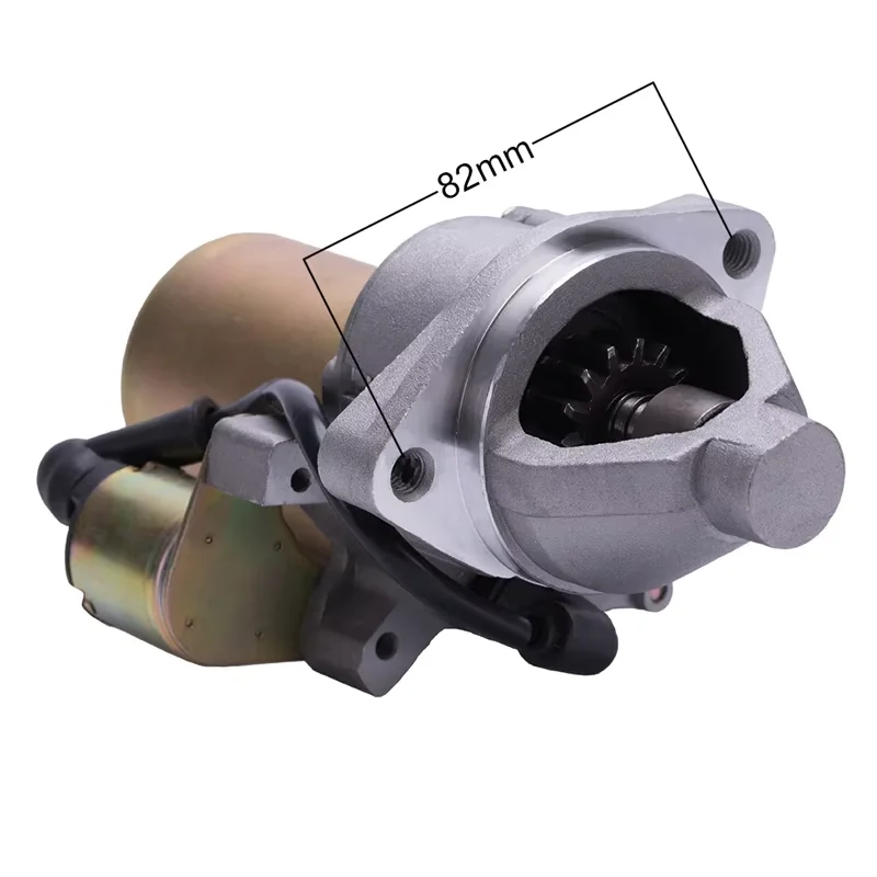 QDJ112 Copper 182F 188F 190F Petrol Engine Starter Motor Part Electric Motor Starter Gx390 Generator Starter Assembly 5KW 6KW