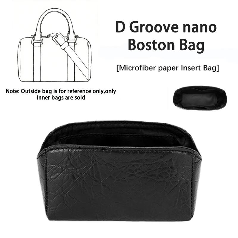EverToner Simple Dupont Paper Handbag Insert Bag Support Internal Travel Portable Bag Organiser For D Groove 16 nano Boston Bag