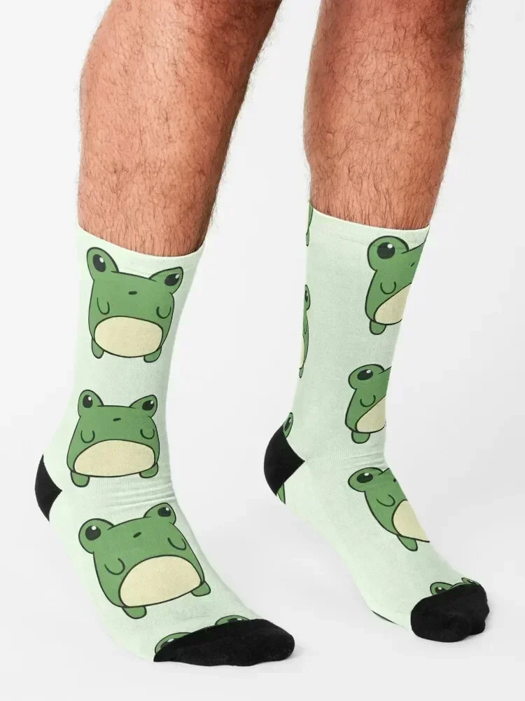 hans the frog Calcetines regalos de invierno liga brillante Diseñador Hombre Calcetines Mujer