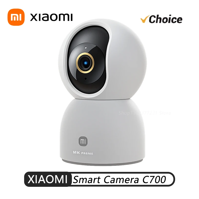 Xiaomi Smart Camera C700 4K Ultra Low Light Full-color AI Gezichtsherkenning Babyherkenning Gebarenoproep WiFi6 Surveillance Webcam Mi Home