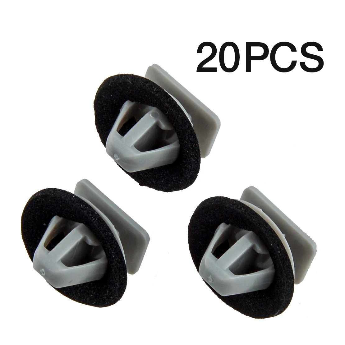 

20Pcs Car Front Door Side Lower Molding Panel Trim Clips Fasteners KD5351SJ3A Fit For Mazda CX-5 2013 2014 2015 2016 Plastic