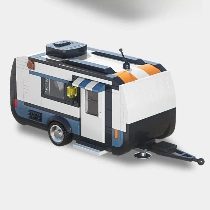 

Building blocks 66117 trailer assembly puzzle creative ornaments blocks play children children's Day gift model