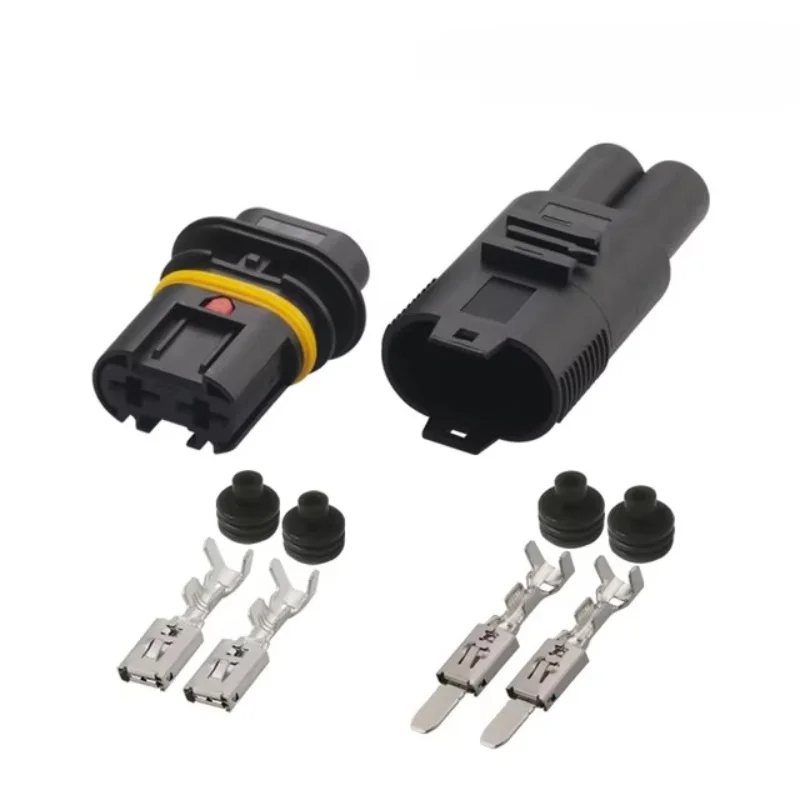 Automotive Waterproof Connector DJ70210A-6.3-11/21 Harness Plug 2P High Current Connector 2 Holes