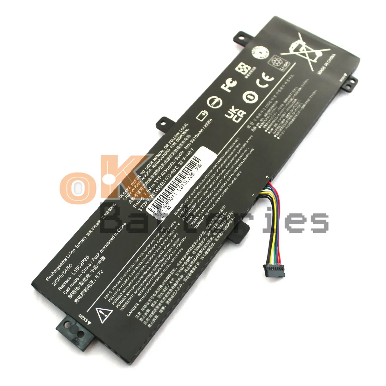 

L15L2PB4 L15L2PB5 Laptop Battery for Lenovo IdeaPad 310-14IKB 310-15IKB 15ISK
