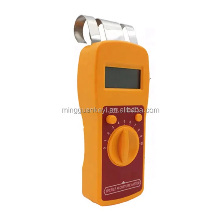 Textile raw material moisture analyzer Inductive textile moisture meter Cloth yarn and leather moisture meter