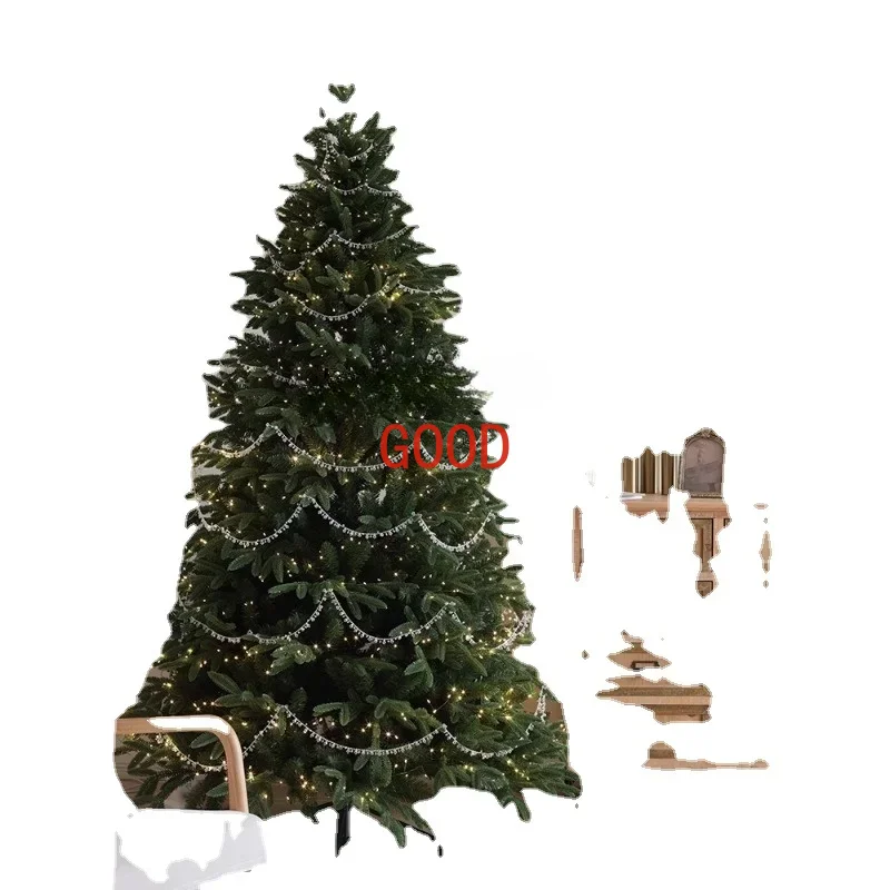 

Household Christmas Tree 1.5M Luxury Encryption PE Mixed Show Window Scene Layout Decoration