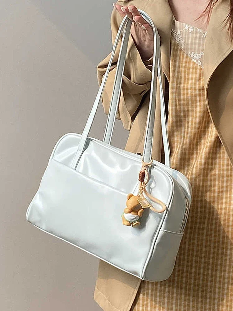 

Дорожная сумка на короткие расстояния, женская большая вместительная мягкая кожаная сумка-тоут, корейская модная универсальная сумка на одно плечо, подмышки