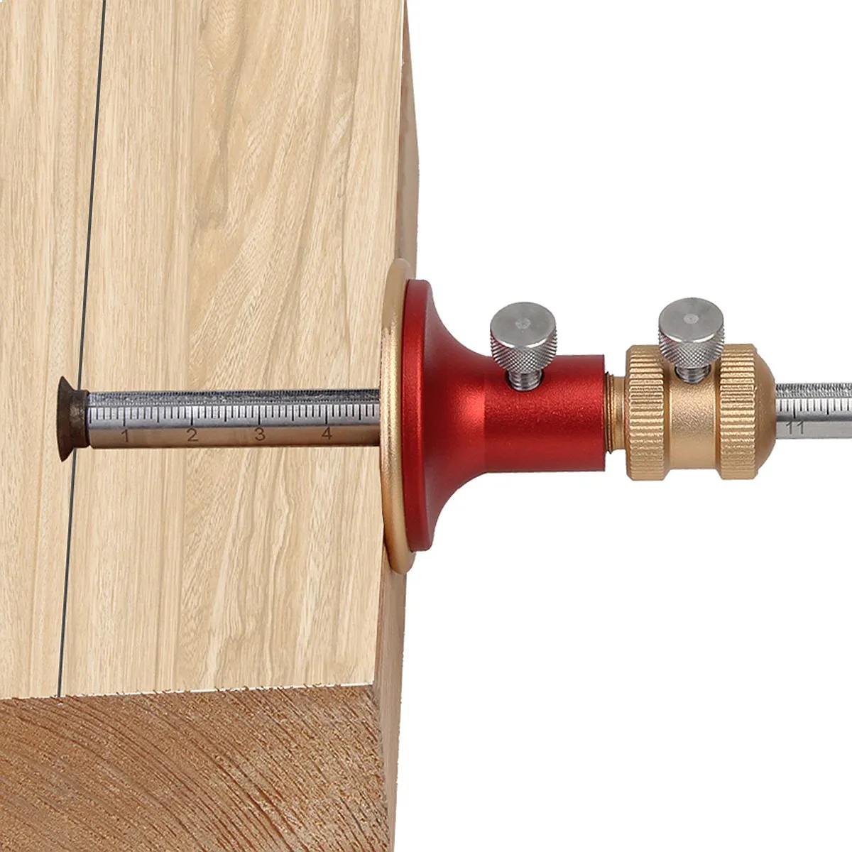 Wheel Marking Gauge Fine-Tuning Woodworking Scriber Carpentry Parallel Line Drawing Tool