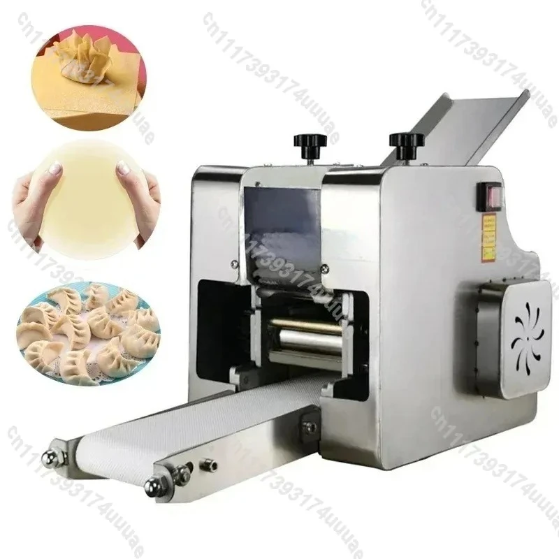 Automatic Commercial Dough Roller Noodle Maker Stainless Steel Pasta Machine 110V 220V Imitation Handmade Dumpling Wrapper