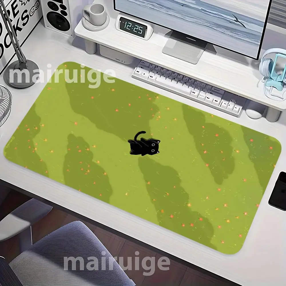 

Коврик для мыши A Bear on the Grass, большой коврик для компьютерной офисной игры, настольный коврик XXL, резиновые противоскользящие коврики для клавиатуры, длинные настольные коврики