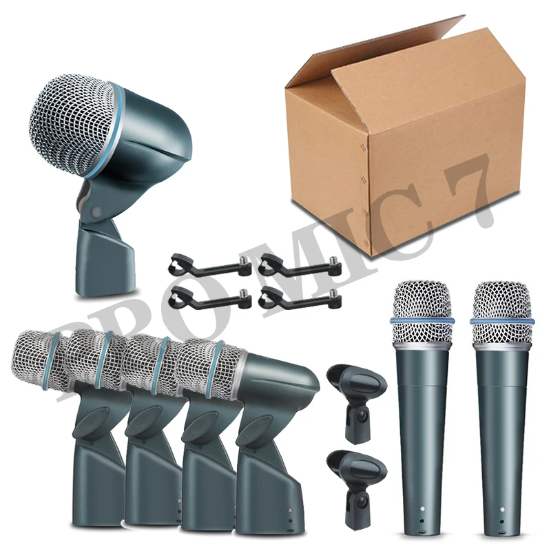 Microphone accessories DMK7-7 pieces for drum microphone, stage performance instrument microphone