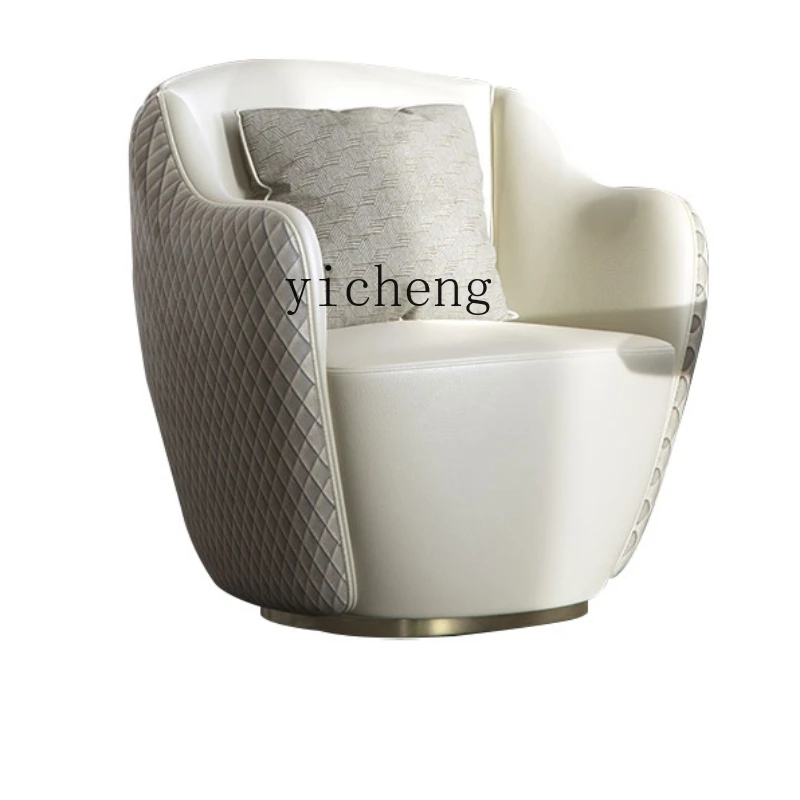 

Zc Living Room Fabric Craft Leisure Chair Sofa Chair Conference Chair Simple Modern Design