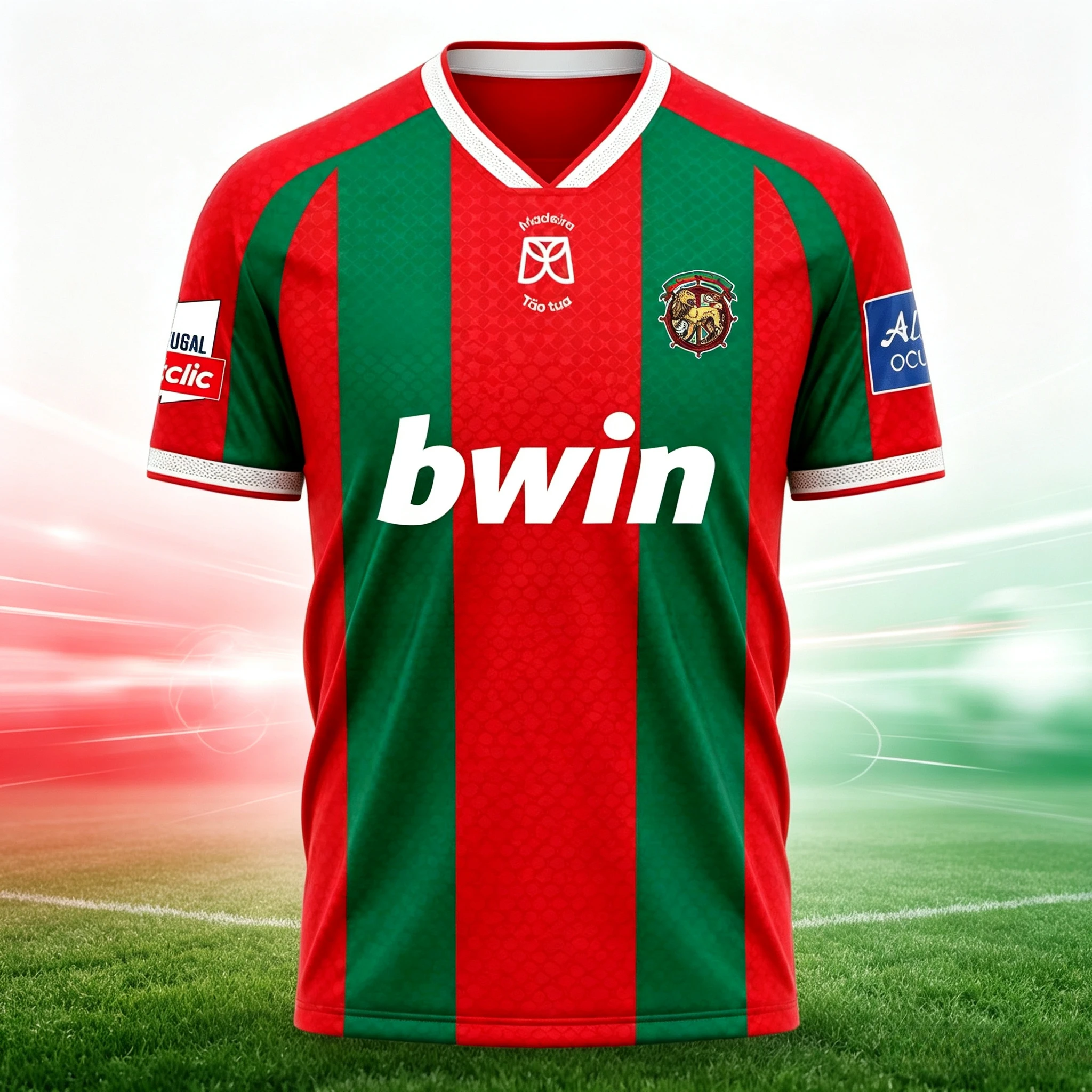 2026/27 Season Marítimo Unisex Football Jersey Shirt, Men's Women's 3D Print Summer Sport Breathable Mesh Quick Drying Jersey