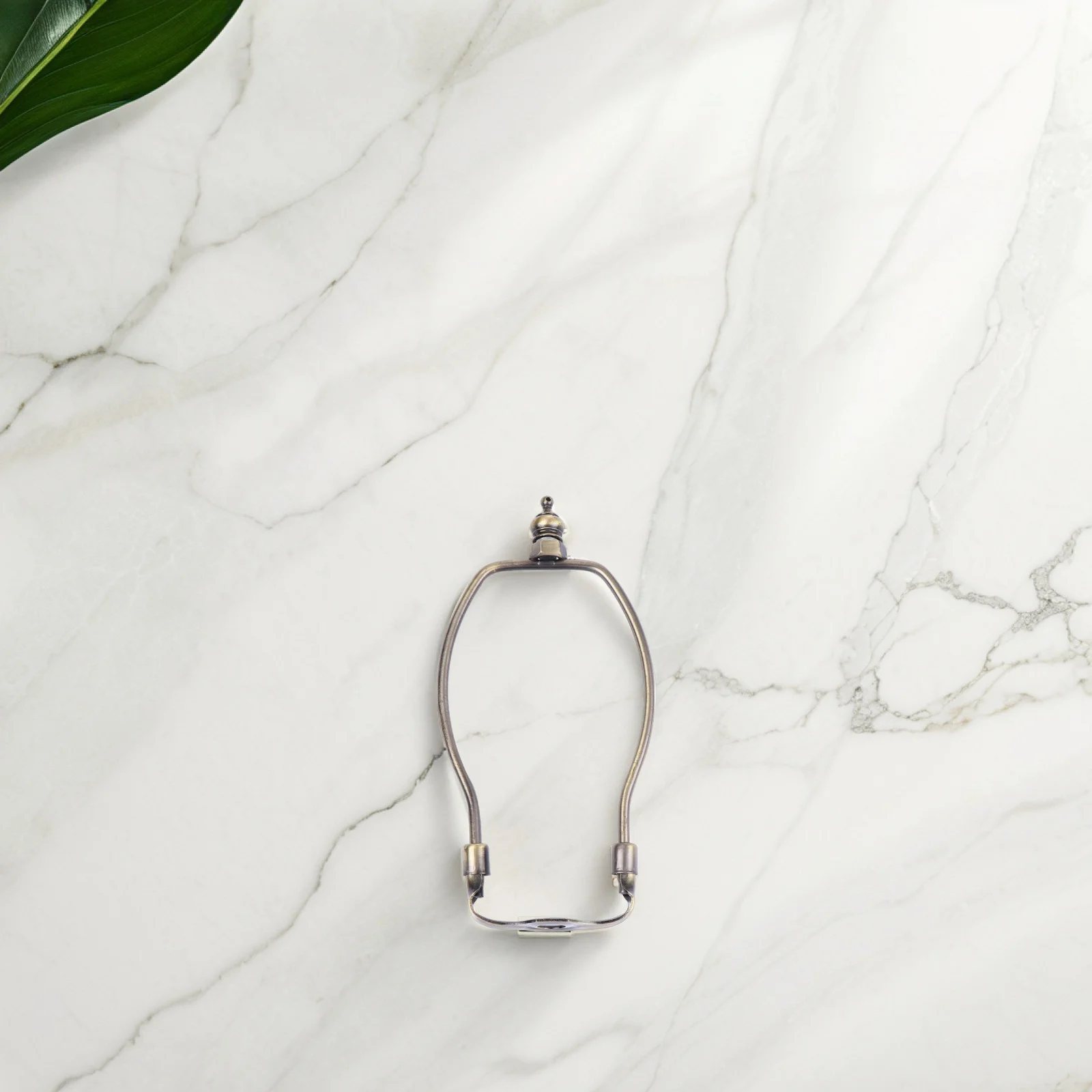 

1pc Horn Bracket 10Mm Bottom Hole Diameter Bronze Lamp Frame For Lampshade Metal Horn Lamp Rack Iron Harp Holder Lighting