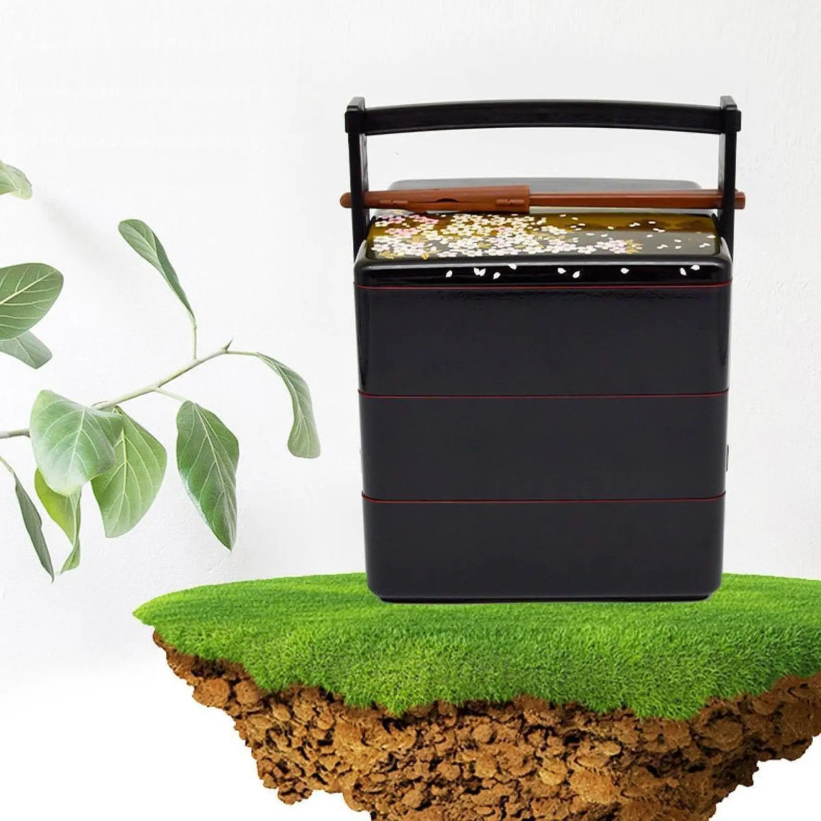 Lunch Box for Sushi, Rice, Sauce Food Container Snack Serving Japanese Bento Box for Office Wedding Kitchen Restaurant Party