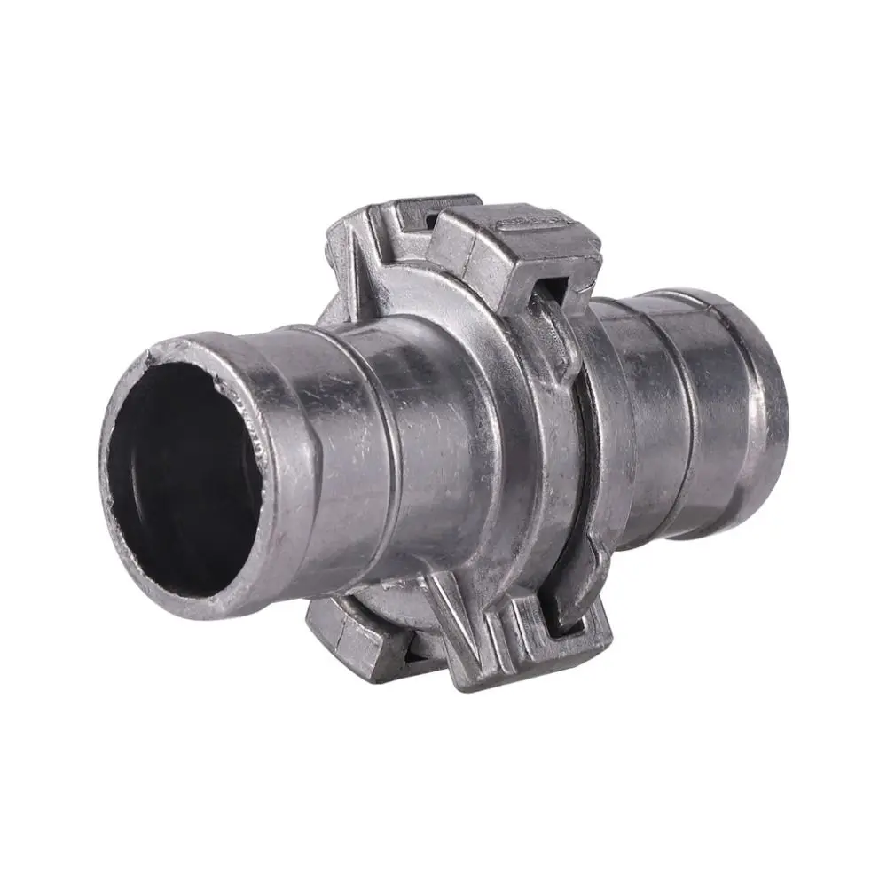New Aluminum Tube Connector With Hose Clamp Watering Trees Ribbon Pipe Joint Agriculture Hose Connector