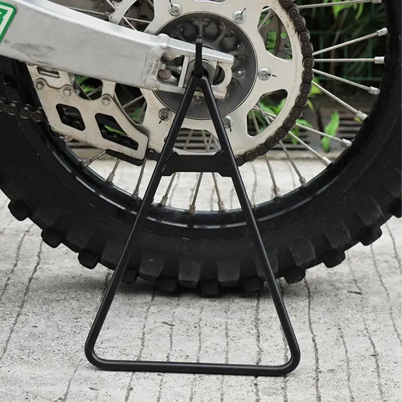 For Refer To Description Motorcycle Wheel Repair Stand Repair Tripod Side Bracket Triangular Design Dirt Bike Stand Dirt Bike