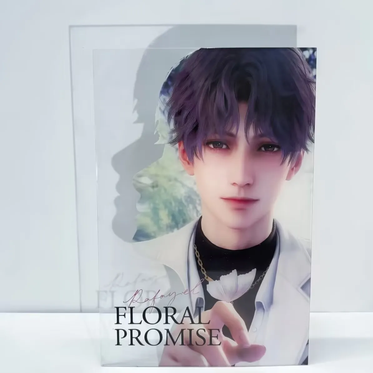 Новая акриловая прозрачная карточка серии "Love and Deep Space" фото силус,rafayel,caleb,xavier