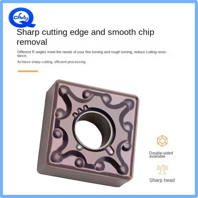 SNMG120404 SNMG120408 CNC 터닝 인서트 사각 네거티브 레이크 러핑 인서트 (강철, 스테인리스강, 주철 가공용)