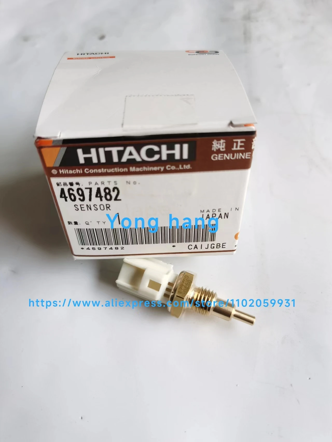 Hitachi Oil Temperature Hydraulic Tank Sensor ZAX120-3G/130-5A/200-5A/330-5A Excavator Fittings 4697482