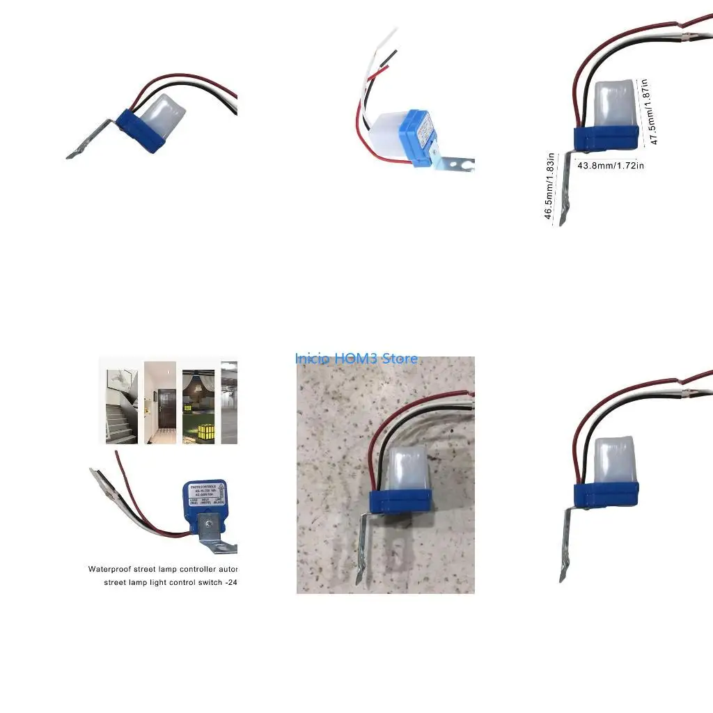 A5YD Photowitch Light Sensors Switches Waterproof Photocell Street Light Switches