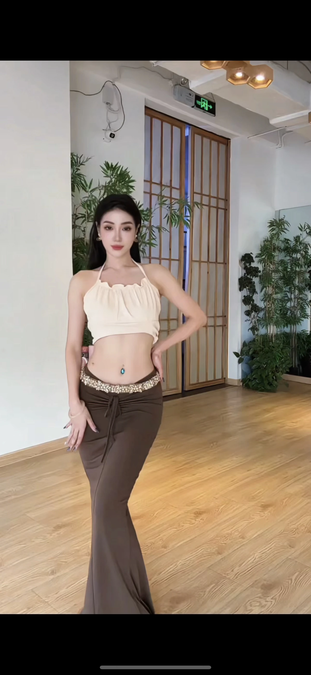 New Belly Dance Performance Costume for Women's Sexy Temperament Practice Clothing Oriental Dance Professional Training Set