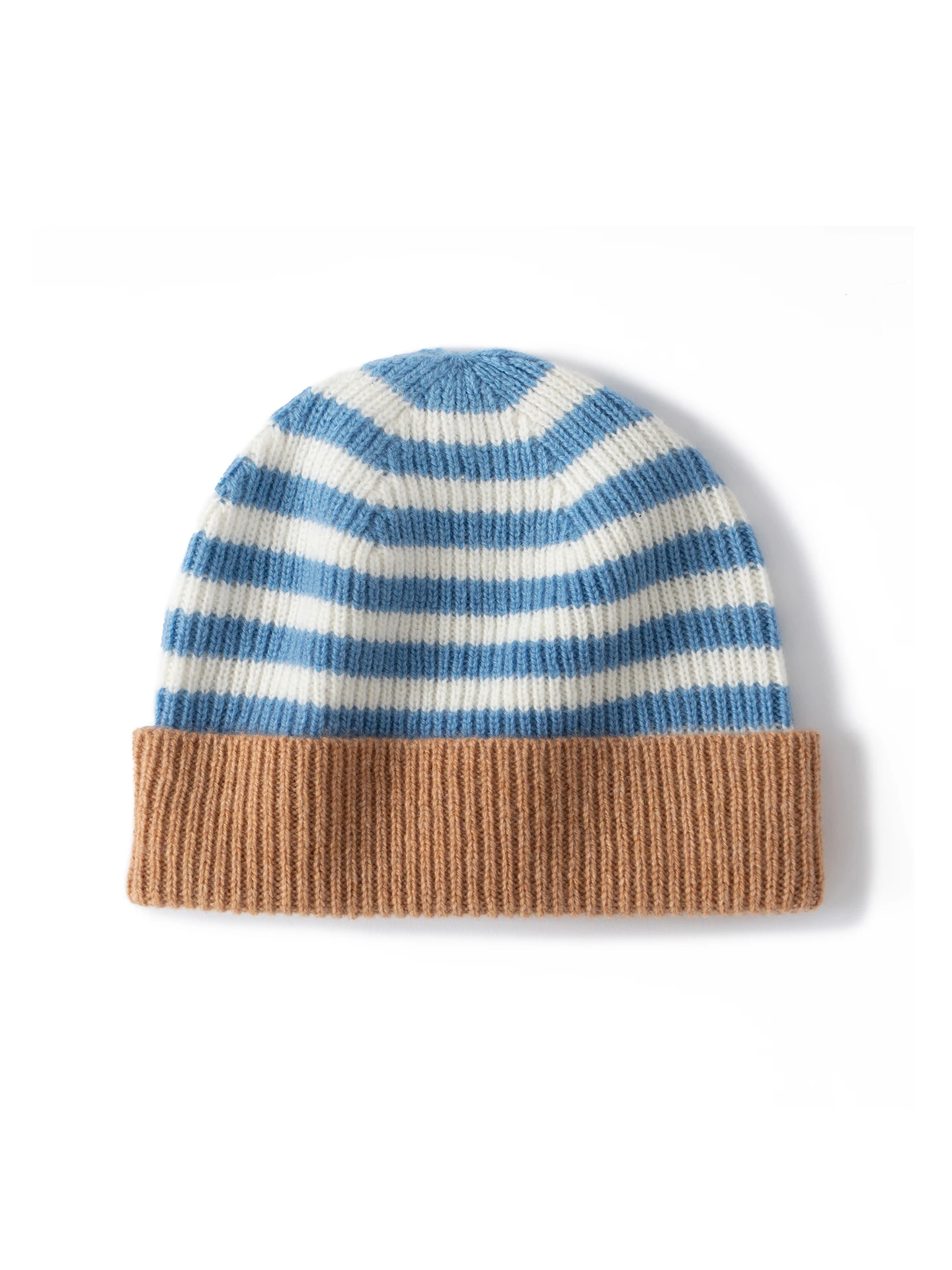 bonnet-en-cachemire-pur-100-pour-enfants-chaud-protege-les-oreilles-motif-raye-pliable-non-reglable-bonnet-d'hiver-unisexe