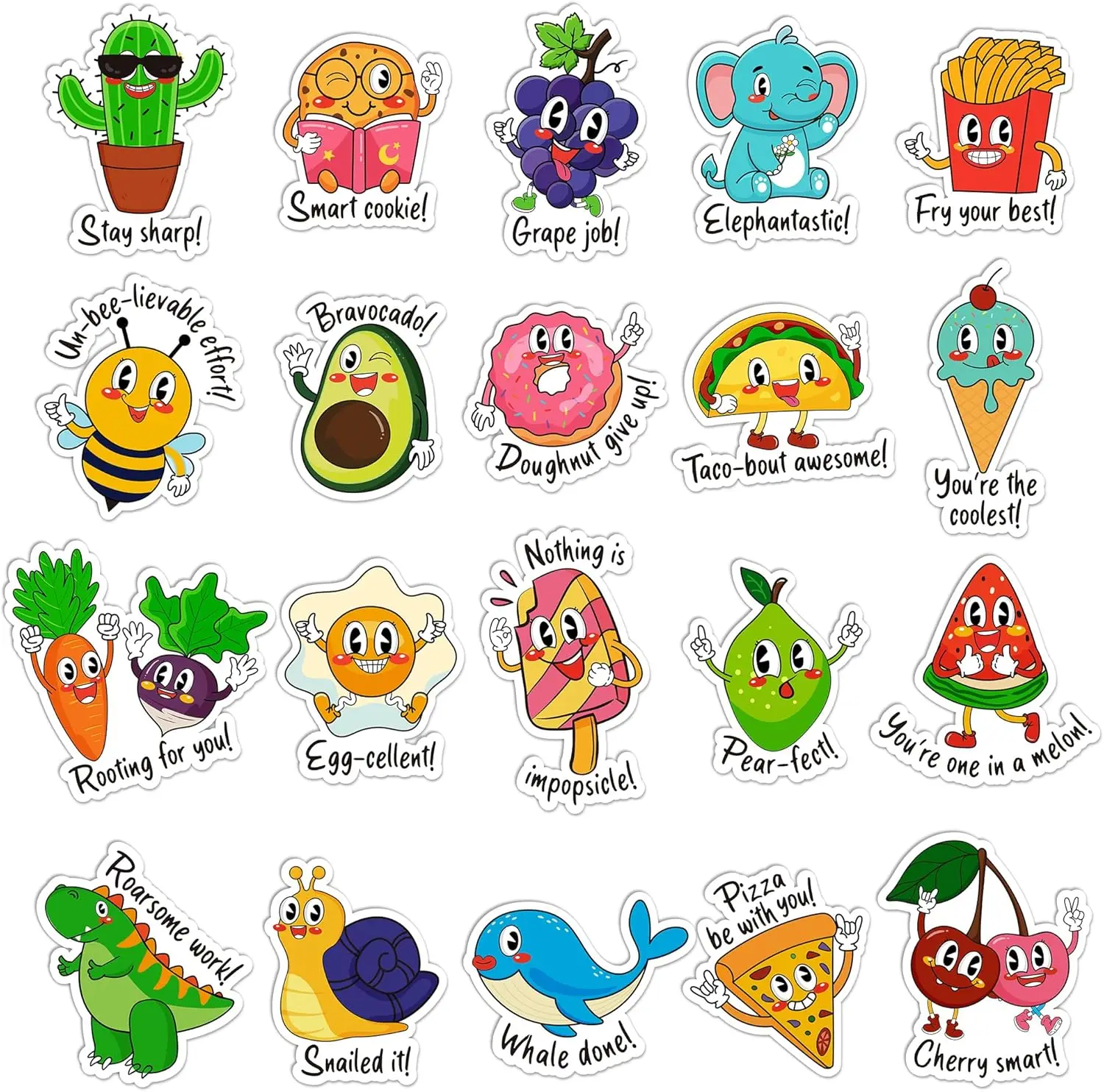 

800PCS Punny Teacher Sticker for Student, Motivational Reward Stickers for Kids Classroom, Must Have