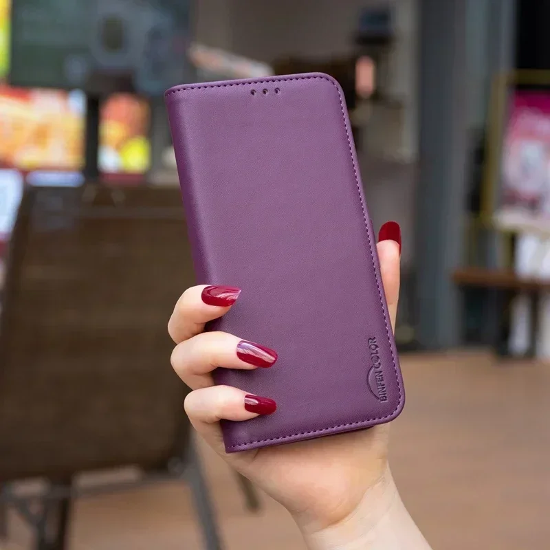 Business Leather Case Wallet Magnetic Buckle Flip Leather Case For VIVO Y78 Y51 Y51s Y51a Y36 Y35 Y33s Y27 Y22s Y21 Y21s Y15S