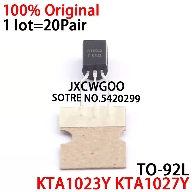 KTA1023Y A1023 A1023-Y KTA1023 KTC1027Y C1027 KTC1027 C1027-Y TO-92L POWER TRANSISTOR New orignal 20pair/lot