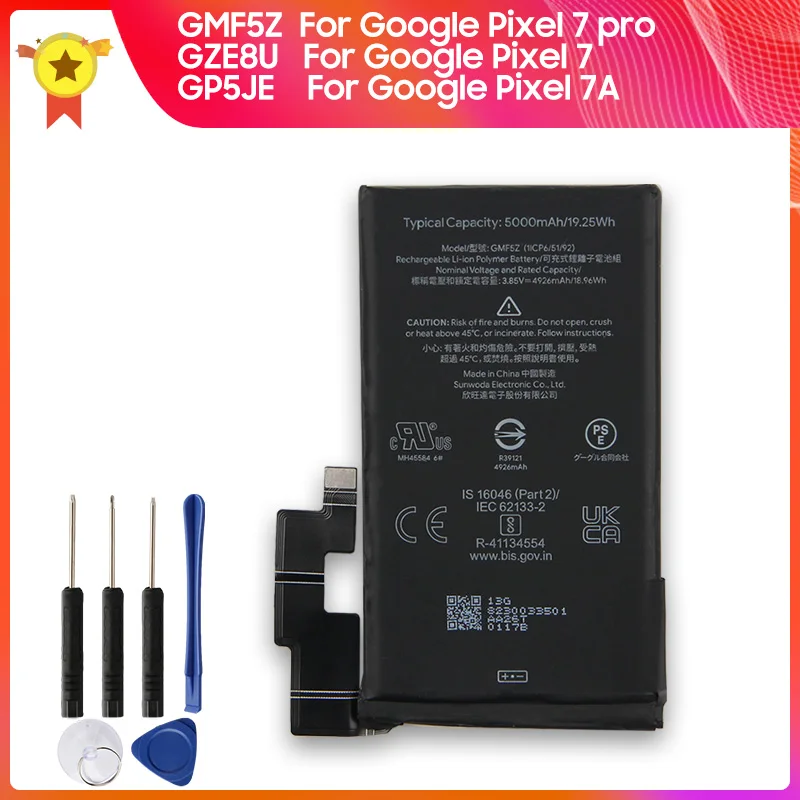 Phone Battery For Google Pixel 7 GZE8U Google Pixel 7A GP5JE Google Pixel 7 pro GMF5Z Replacement Battery High Quality Batteries