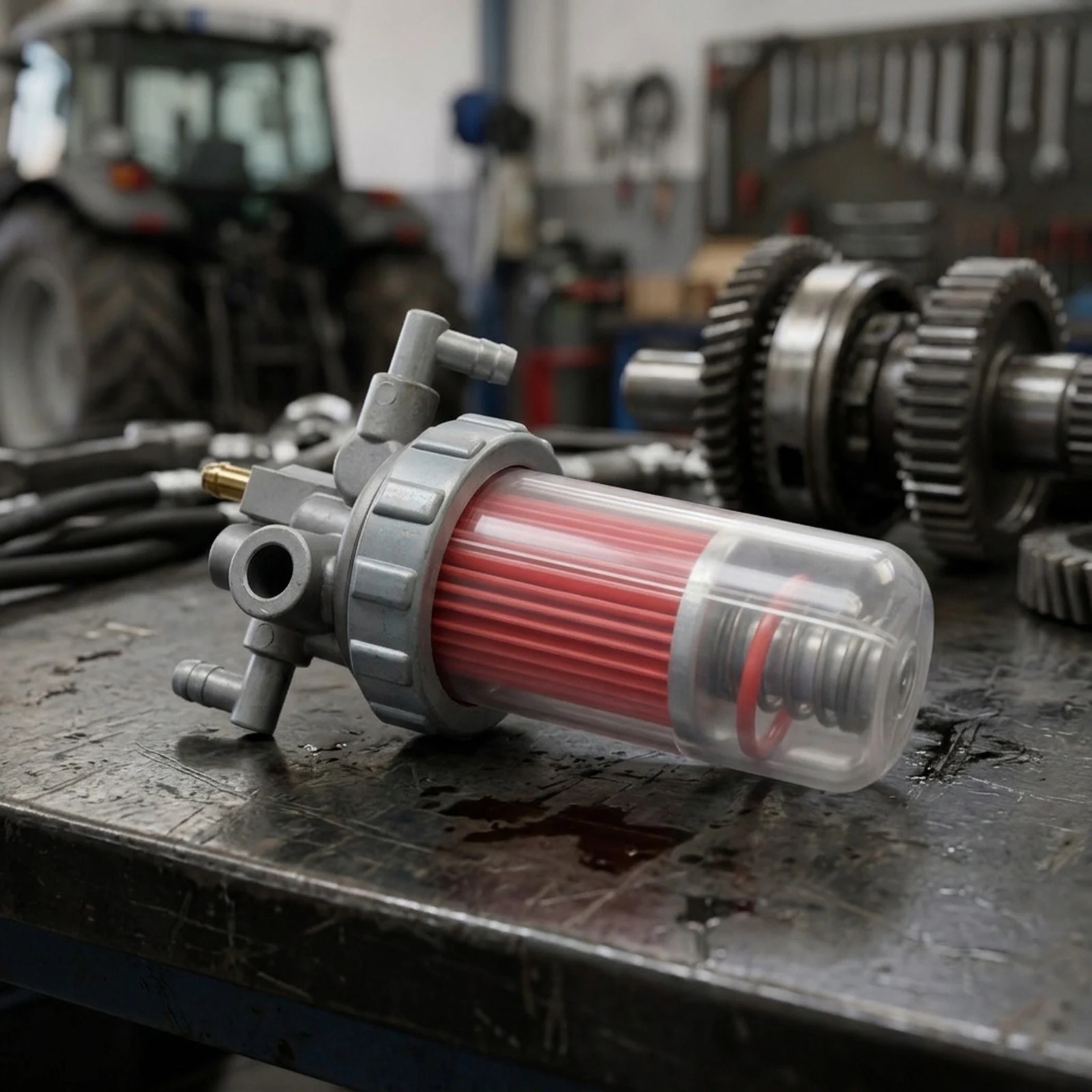 Harvest Season Standard Fuel Filter Generator Part High-Temperature Filter Longer Filter Life Rust-Proof Housing